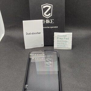 ZHIKE iPhone 11 Magnetic Metal Frame Tempered Glass Black Case